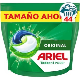 Detergente cápsulas Original Todo en 1 Pods bolsa 44 cápsulas - Ariel