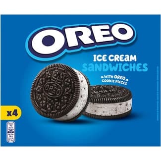 Sándwich helado de galleta oreo 4 unidades estuche 440 ml - Oreo