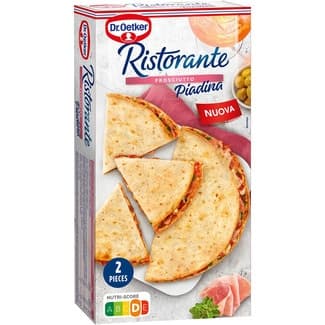 Piadina prosciutto 2 unidades estuche 280 g - Dr.oetker Ristorante