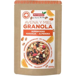 Granola con guaraná y frutas envase 300 g - Miterra