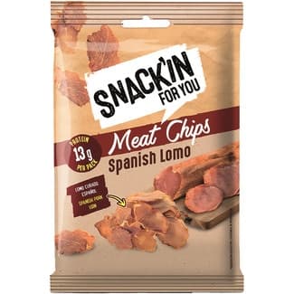 Snack'in chips lomo curado crujiente envase 20 g - Campofrio