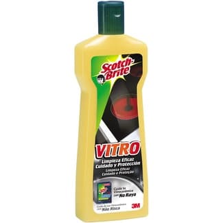 Limpia vitrocerámica limpieza eficaz cuidado y protección botella 250 ml - Scotch Brite