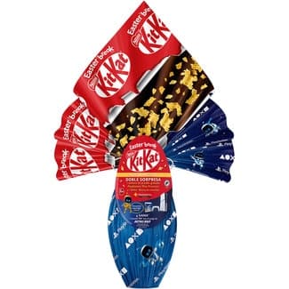 Huevo de Pascua doble sorpresa unidad 241 g - Nestle Kit Kat