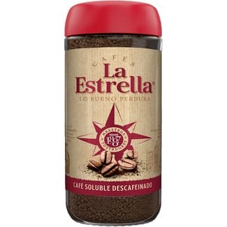 Café soluble descafeinado frasco 190 g - Estrella