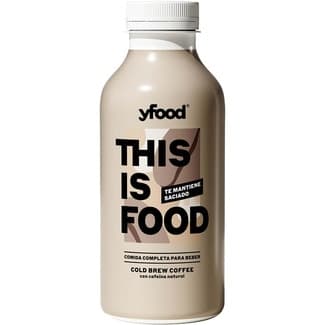 This Is Food comida completa para beber sabor café con cafeína natural botella 500 ml - Yfood