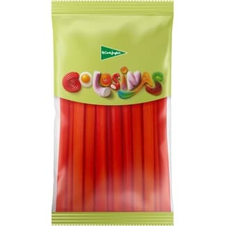 Regalices rellenos de nata y fresa largos bolsa 200 g - El Corte Ingles