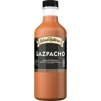 Gazpacho fresco con aceite de oliva virgen extra sin gluten botella 1 l - Salsas Salteras