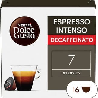 Café espresso intenso descafeinado intensidad 7 estuche 16 cápsulas - Nescafe Dolce Gusto
