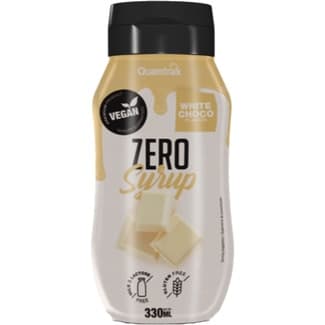 Zero sirope sabor chocolate blanco sin gluten, sin lactosa y vegano bote 330 ml - Quamtrax