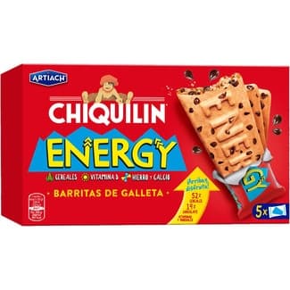 Galletas con chocolate caja 150 g - Artiach Chiquilin Energy