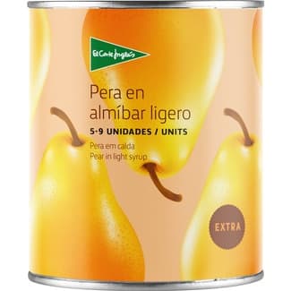 Pera mitades en almíbar ligero lata 480 g neto escurrido - El Corte Ingles