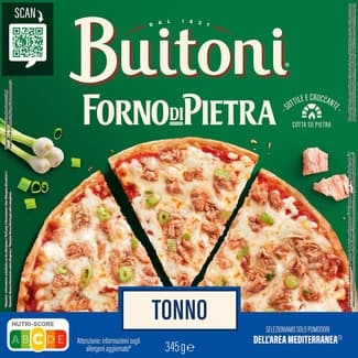 Pizza con atún en aceite Tonno estuche 360 g - Buitoni Forno Di Pietra