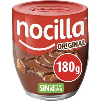 Crema de cacao y avellanas original sin gluten y sin aceite de palma vaso 180 g - Nocilla