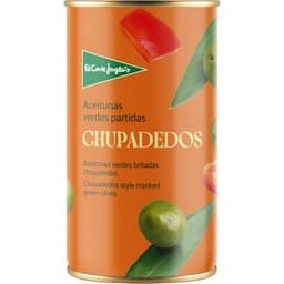 Aceitunas verdes partidas chupadedos lata 185 g neto escurrido - El Corte Ingles