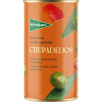 Aceitunas verdes partidas chupadedos lata 185 g neto escurrido - El Corte Ingles
