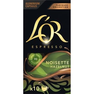 Café Flavour Collection de avellana estuche 10 cápsulas compatibles con máquinas Nespresso - L'or