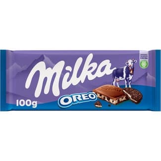 Chocolate con leche relleno de galletas Oreo tableta 100 g - Milka