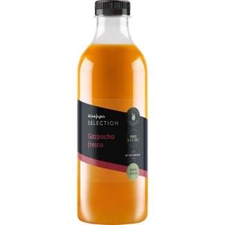Gazpacho fresco con aceite de oliva virgen extra y vinagre DOP de Jerez botella 1 l - El Corte Ingles Selection