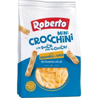 Crocchini Mignon mini grissini salado paquete 150 g - Roberto