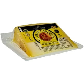 Queso de oveja con aceite de oliva virgen extra cuña 200 g - El Gran Cardenal