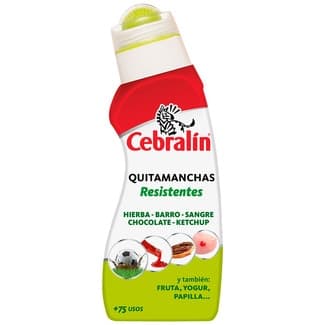Quitamanchas resistentes en roll-on para hierba barro bebé chocolate ketchup etc bote 150 ml - Cebralin