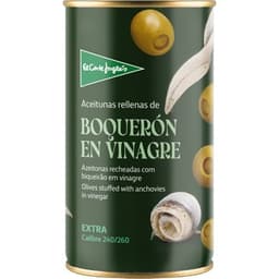 Aceitunas rellenas de boquerón en vinagre lata 150 g neto escurrido - El Corte Ingles