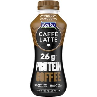 Caffé Latte proteínas Capuccino 100% café Arábica botella 330 ml - Kaiku