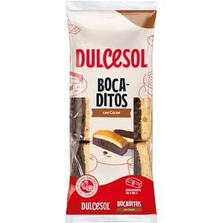 Bizcocho con cacao 12 unidades envase 246 g - Dulcesol