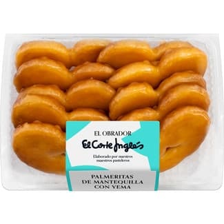Palmeritas de yema 10 unidades bandeja 210 g - El Obrador El Corte Ingles