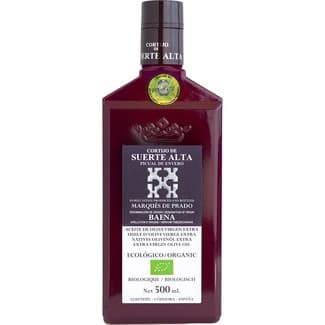 Aceite de oliva virgen extra ecológico picual envero DOP Baena botella 500 ml - Cortijo De Suerte Alta