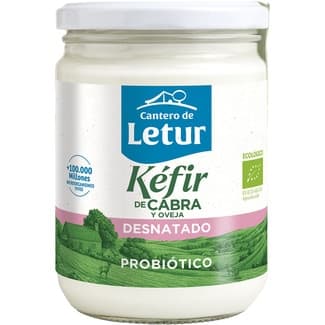 Kéfir de cabra natural desnatado 0% m.g. ecológico tarro 420 g - El Cantero De Letur