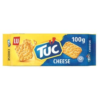Crackers salados sabor queso paquete 100 g - Tuc