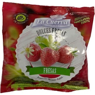 Dulces fresas congeladas bolsa 300 g - La Cuerva