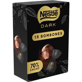 Bombones de chocolate negro 70% cacao estuche 142 g - Nestle Dark