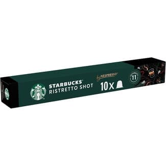 Café espresso intensidad 11 Ristretto Shot estuche 10 cápsulas compatibles con máquinas Nespresso - Starbucks