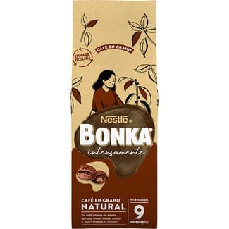 Café en grano natural intensidad 9 paquete 500 g - Bonka