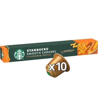 Café con caramelo intensidad 5 estuche 10 cápsulas compatibles con máquinas Nespresso - Starbucks