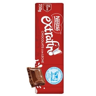 Chocolate con leche fresca y sin gluten tableta 250 g - Nestle Extrafino