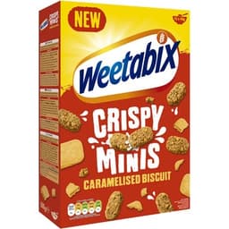 Mini cereales crujientes sabor galleta caramelizada paquete 500 g - Weetabix