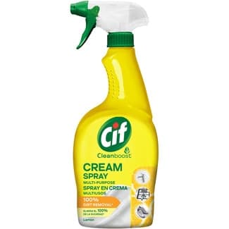 Cleanboost limpiador multiusos limón spray en crema pistola 650 ml - Cif