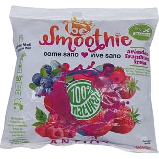 Smoothie mezcla de frutas antioxidantes arándano, frambuesa y fresa bolsa 300 g - La Cuerva