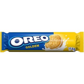 Golden galletas rellenas de crema de vainilla paquete 154 g - Oreo