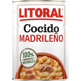 Cocido madrileño sin gluten lata 425 g - Litoral
