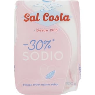 Sal mineral del mar rica en potasio con 30% menos de sodio paquete 900 g - Sal Costa