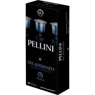 Café descafeinado intensidad 7 estuche 10 cápsulas compatibles con máquinas Nespresso - Pellini