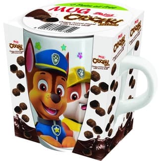 Cereales chocolateados con conchas de chocolate en taza de Paw Patrol unidad 34 g - Bip