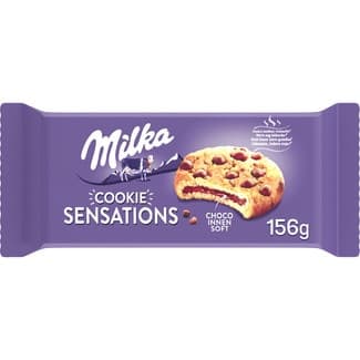 Cookies Sensations con corazón de chocolate paquete 156 g - Milka