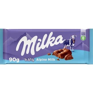 Bubbly chocolate con leche tableta 90 g - Milka