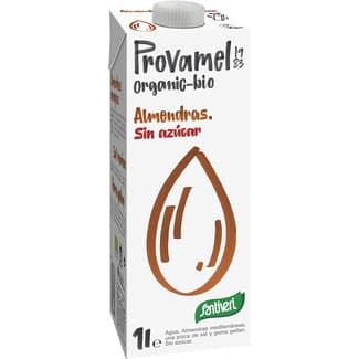 Organic Bio bebida de almendras sin azúcar, ecológica, sin gluten y sin lactosa envase 1 l - Provamel