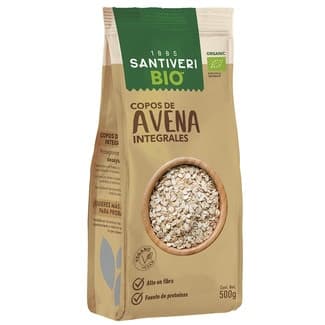 Organic copos de avena ecológicos envase 500 g - Santiveri